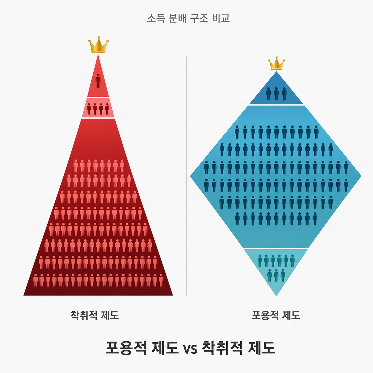 소득 분배 구조 비교