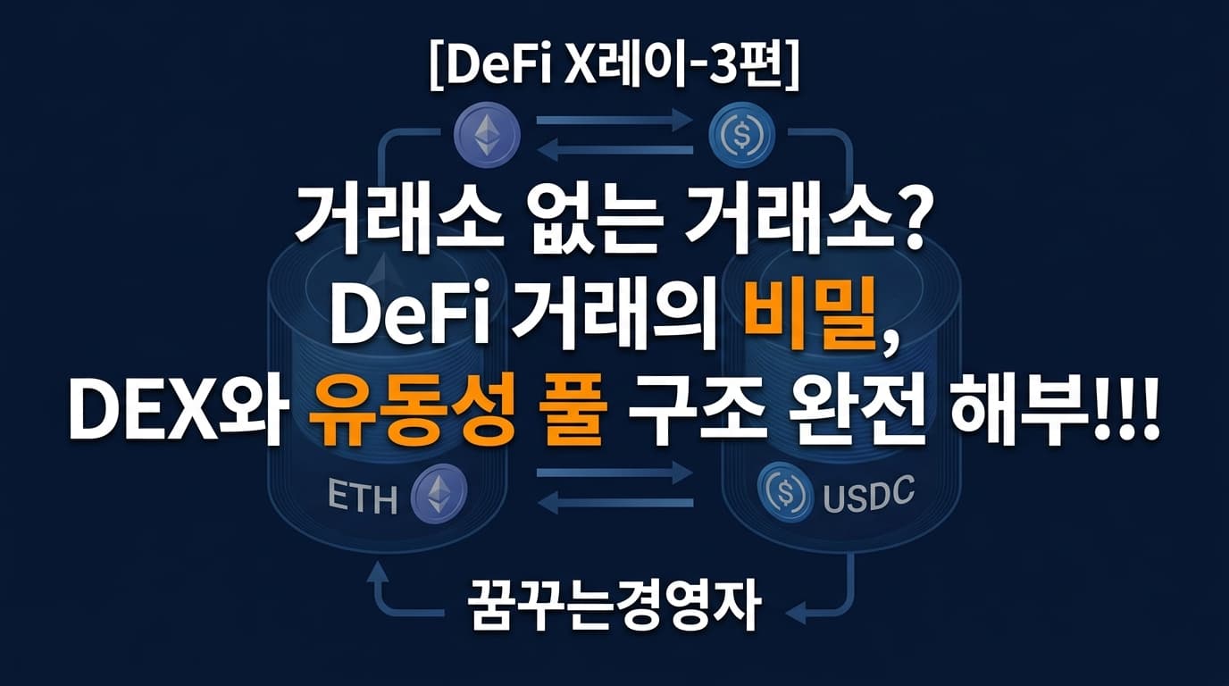 DEX란 무엇인가? 거래소 없는 거래소, 유니스왑의 유동성 풀 구조를 쉽게 풀어본다 | DeFi X레이-3편