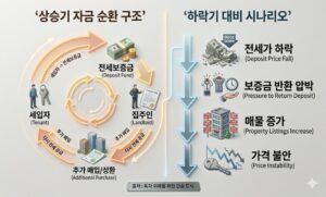 상승기/하락기 자금 순환구조