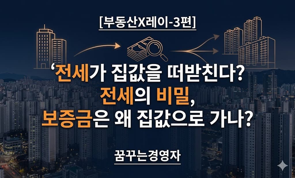 전세는 왜 집값을 떠받치는가? 보증금·갭투자·가계부채의 숨은 연결고리 해부 | 부동산X레이-3편