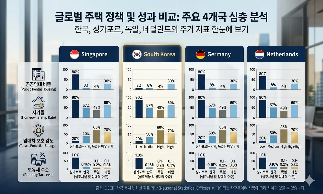 글로벌 주택정책 및 성과 비교