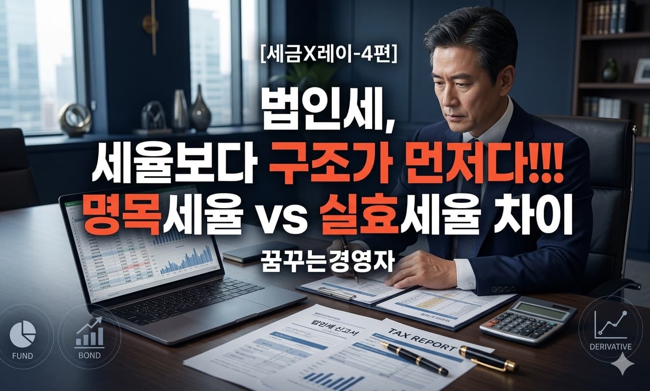 법인세율 인하·인상 논쟁, 명목세율 vs 실효세율, 중소·중견·대기업별 체감 | 세금X레이-4편