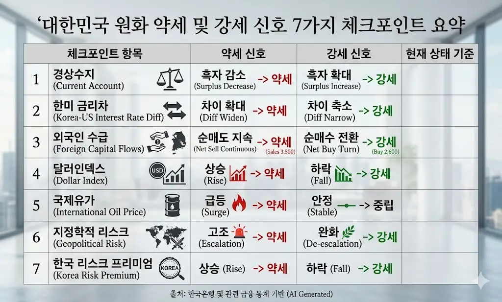 7가지 체크포인트 요약 표