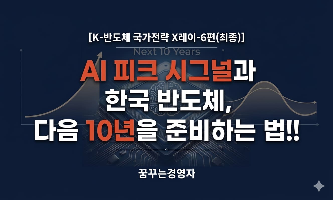 AI 피크 시그널과 한국 반도체, 다음 10년의 사이클과 전략 | K-반도체 국가전략X레이-6편
