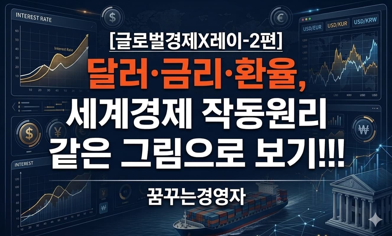 달러·금리·환율로 보는 세계경제 작동원리 – 연준의 결정이 한국까지 오는 길 | 글로벌경제X레이-2편