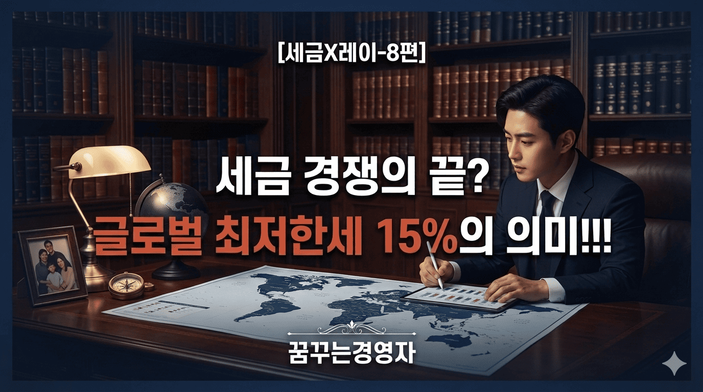 글로벌 최저한세 15%, 한국 기업의 세금 지도는 어떻게 바뀌는가 – 필라2가 만드는 새로운 과세 질서 | 세금 X레이-8편