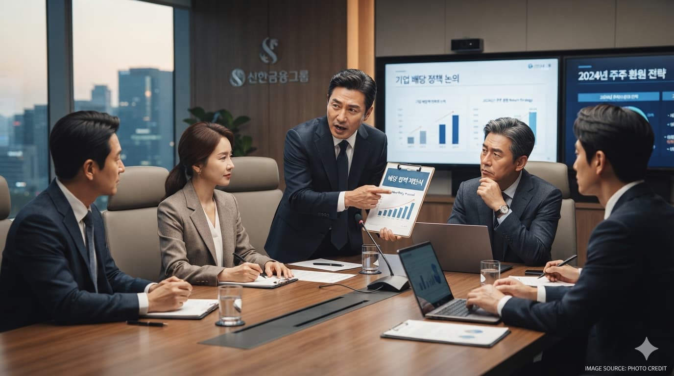 배당소득 분리과세와 대주주 양도소득세를 함께 고려하는 기업 이사회 회의