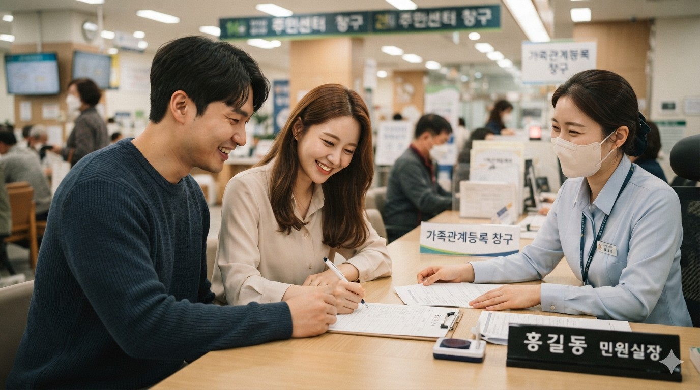 혼인세액공제 폐지를 앞두고 혼인신고서를 작성하는 신혼부부