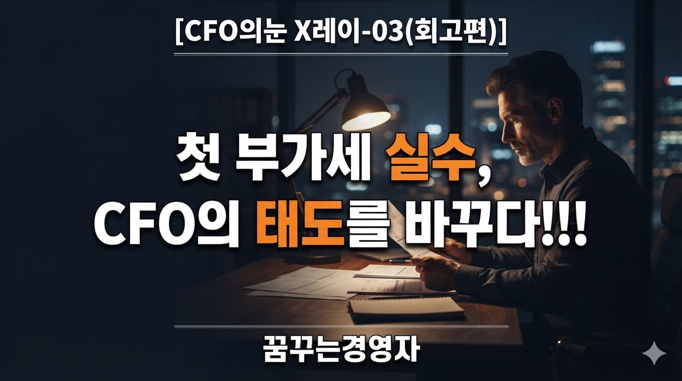 첫 부가세 실수가 CFO의 태도를 바꾼 이유 | CFO의눈 X레이-03(회고편)