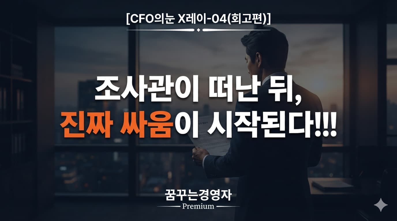 세무조사 종결 후 추징 협상과 불복 절차, 서류 뒤지던 그날의 기억 | CFO의눈 X레이-04(회고편)