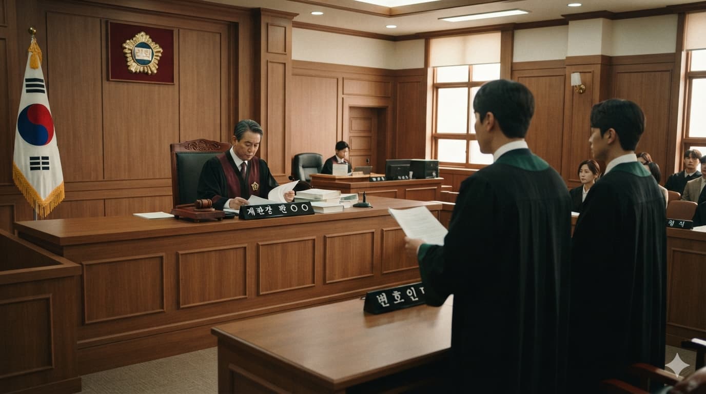 플랫폼 할인액 부가가치세 사건을 심리하는 법정 모습