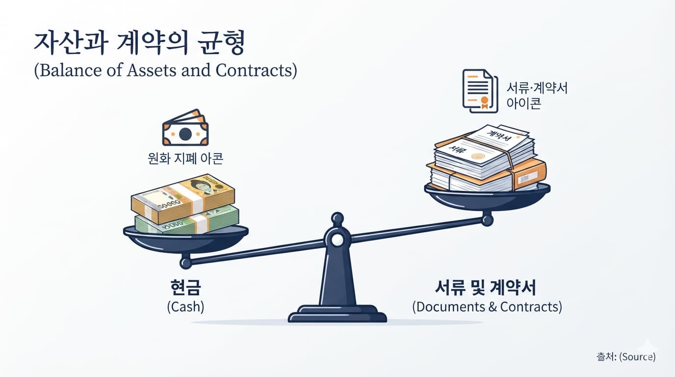 OpenAI 조정손실과 순손실의 균형을 나타내는 저울 인포그래픽