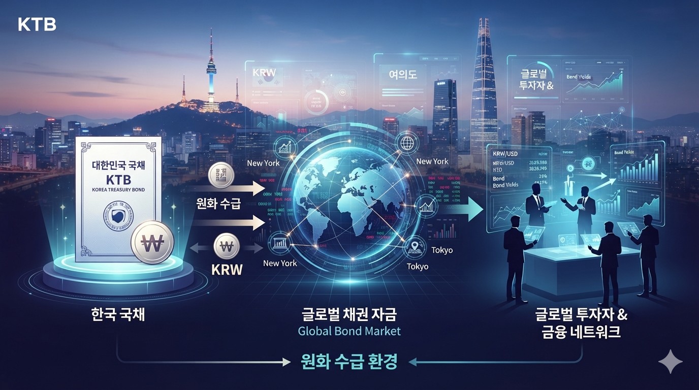 WGBI 한국 국채 단계 편입과 원화 강세 원인의 중기 수급 환경