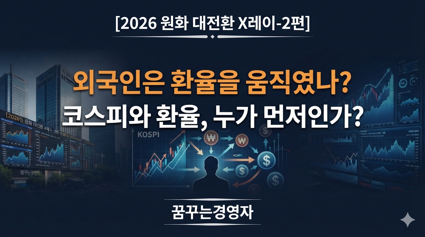 외국인 코스피 수급은 환율을 따라 움직이나? 7월 국제수지로 본 자금의 순서 | 2026 원화 대전환 X레이-2편