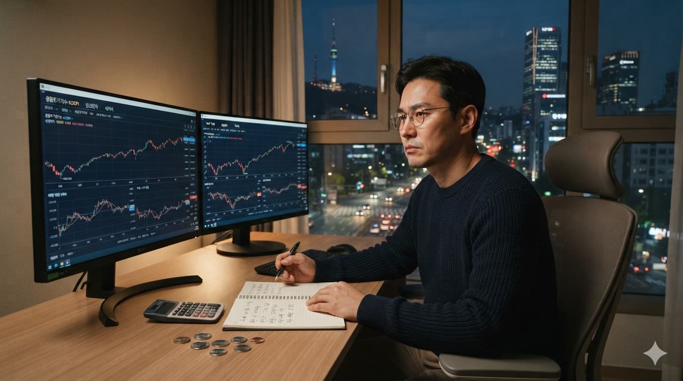 원화 강세에서 서학개미 국내 복귀와 미국주식 투자를 비교하는 한국 개인 투자자