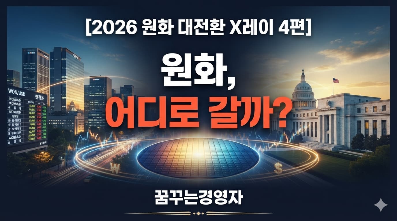 원화 강세 전망: FOMC 뒤 1,200원대와 1,400원대를 가를 5개 수급 축 | 2026 원화 대전환 X레이 4편