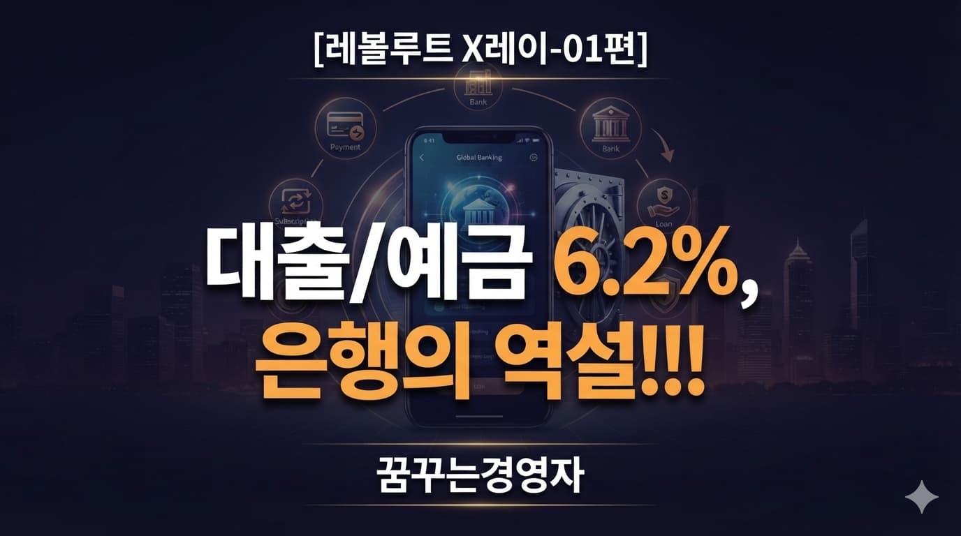 레볼루트 ‘제로 리스크’ 은행은 가능한가 — 대출/예금 6.2%와 수수료 76%의 금융모델 해부 | 레볼루트 X레이-01편