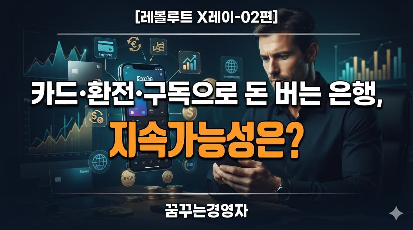 핀테크 수수료 모델은 지속 가능한가 — 카드·환전·구독으로 돈 버는 은행의 조건 | 레볼루트 X레이-02편