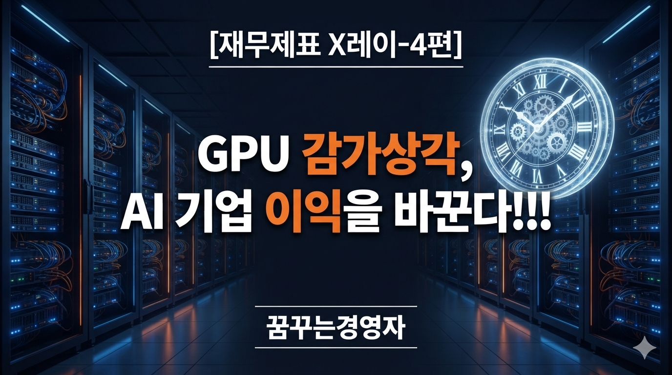 GPU 감가상각, AI 기업 매출원가를 어떻게 바꾸나: 사용료·내용연수·밸류에이션 분석 | 재무제표 X레이-4편