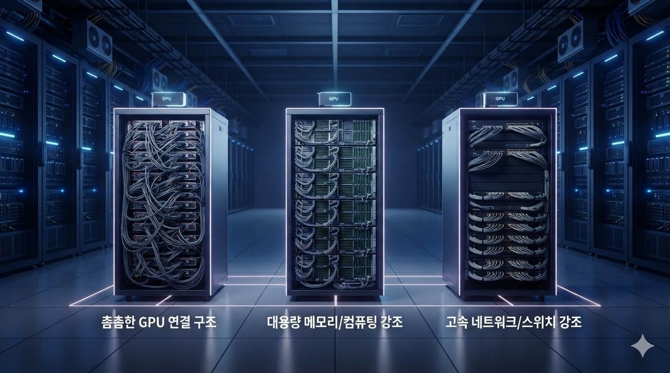 클라우드 삼국지에서 같은 GPU라도 서버 구성과 네트워크에 따라 가격이 달라지는 데이터센터 비교 이미지
