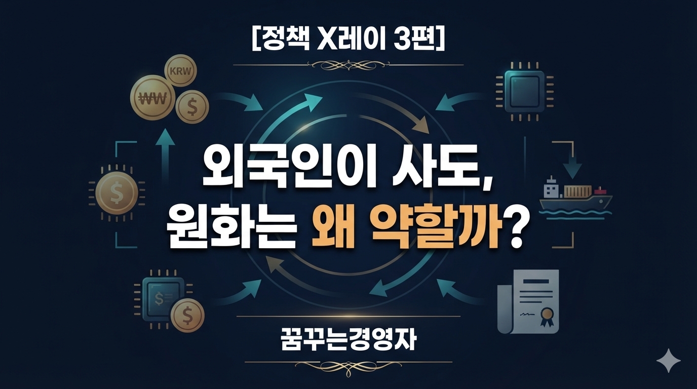 환율과 외국인 자금외국인이 사도 원화는 왜 약할까? | 정책 X레이 3편