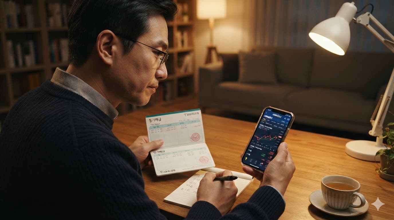 파킹형 ETF와 정기예금을 비교하며 여유자금 운용을 고민하는 직장인