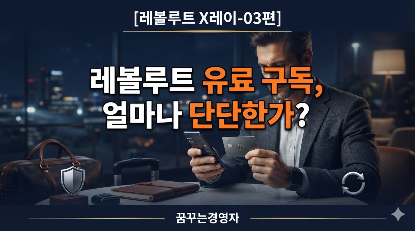 레볼루트 유료 구독 Premium Metal Ultra의 혜택과 갱신 가치를 비교하는 여행자